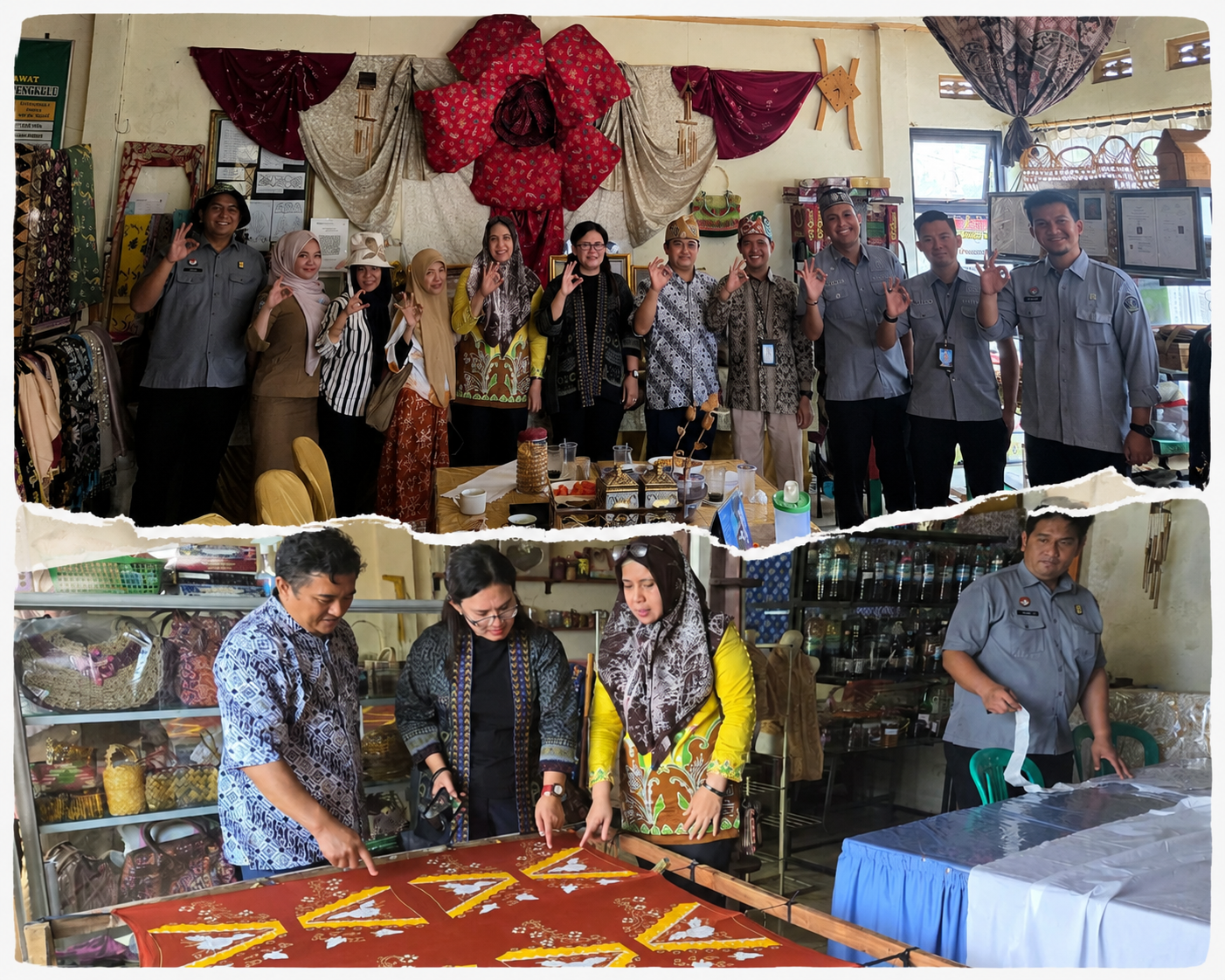 Kunjungan Tim Ahli MPIG Pusat dalam Mendukung Pengajuan Indikasi Geografis Batik Diwo Kepahiang