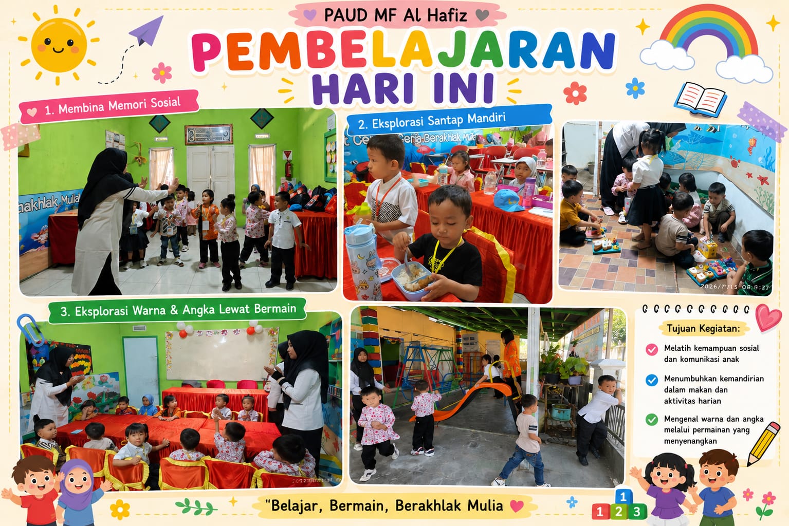 Kegiatan Pembelajaran Paud MF Al Hafiz